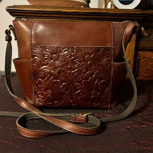 Patricia Nash Aveley Leather Crossbody